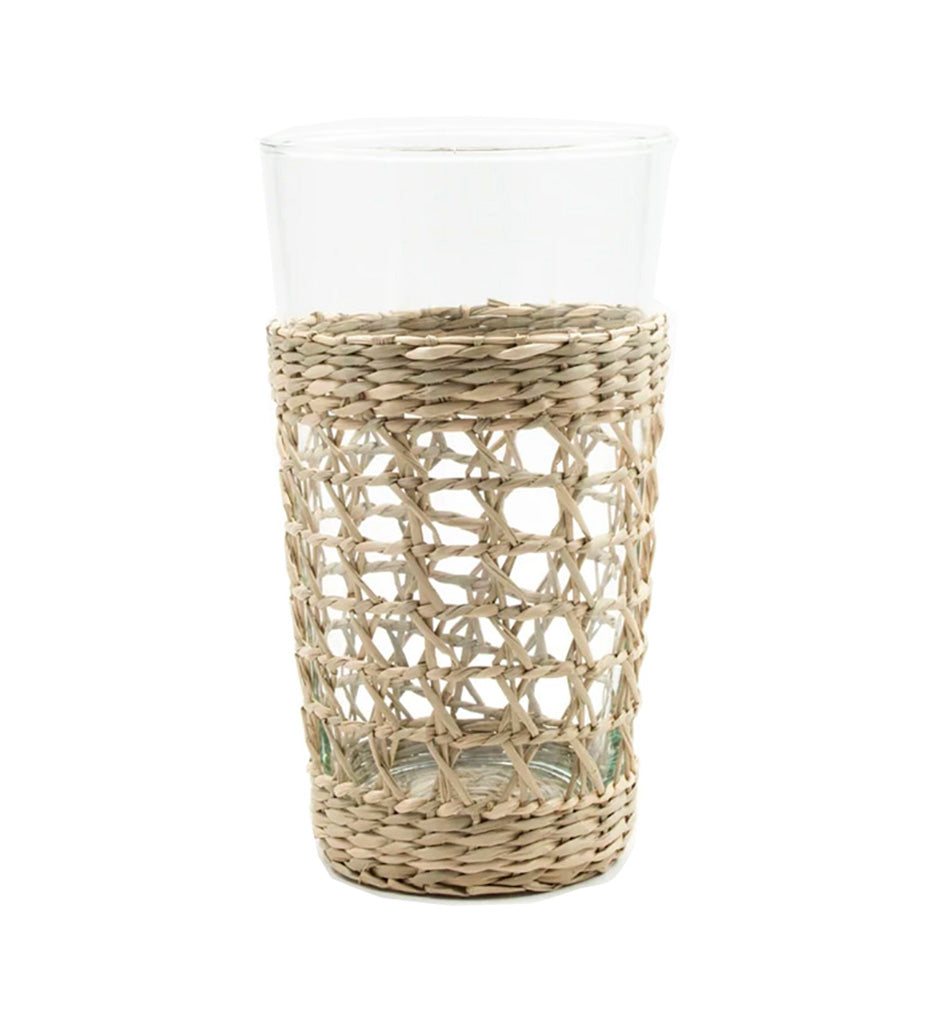Allred Co-Kiss That Frog-Seagrass Cage Highball - Set of 4