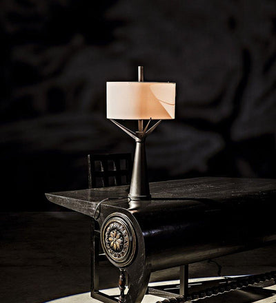 lifestyle, Altman Table Lamp with Shade, Black Metal