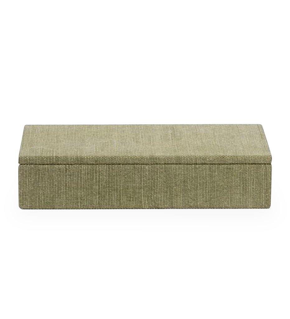 Pigeon and Poodle Blarney Jute Box (Large) - Light Green
