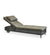 Cane-line Presley Outdoor Graphite All-Weather Rattan Sunbed Chaise 5559LG with Taupe Cushion YSN97