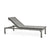 Cane-line Relax Light Grey Outdoor Sunbed Chaise 5966TXL with Grey Cushion YS95