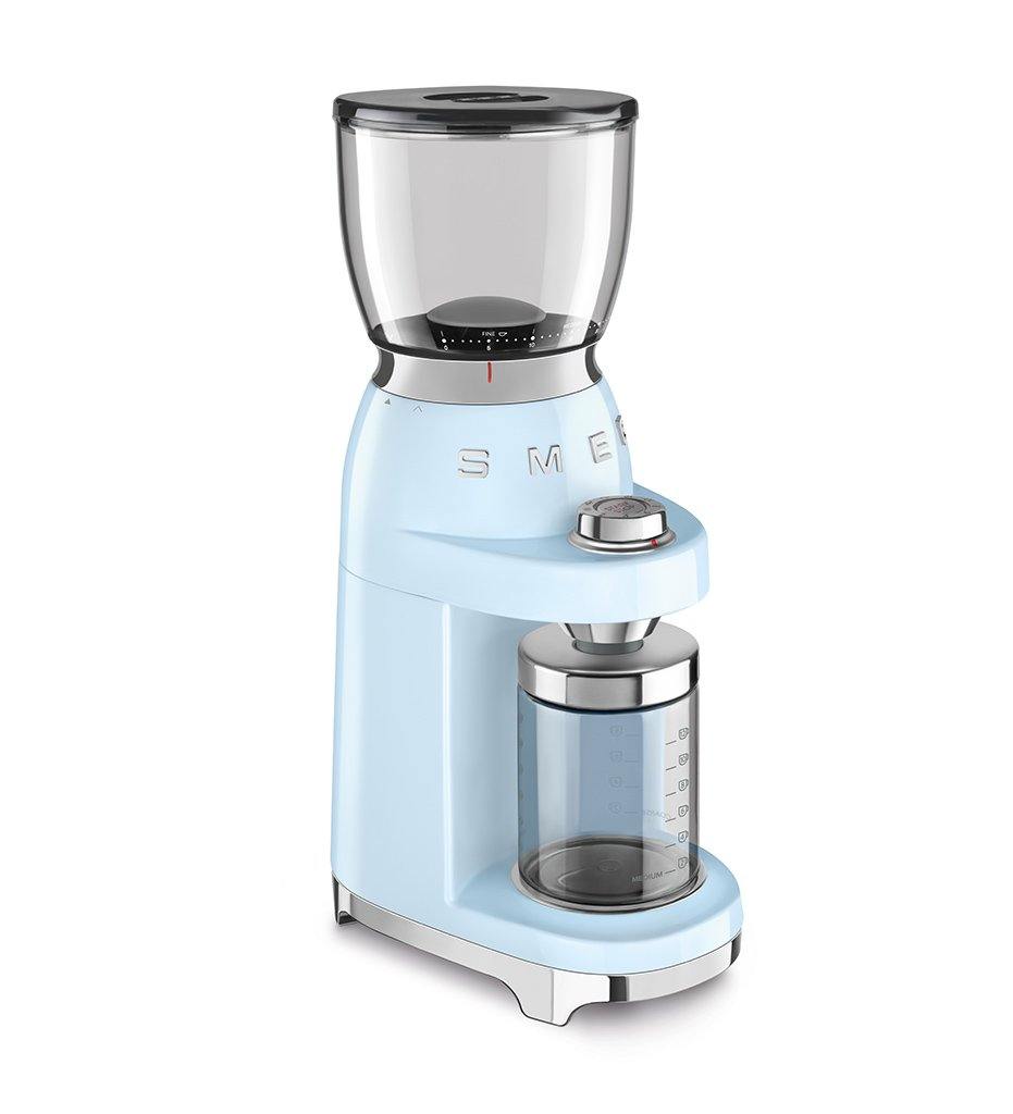 SMEG pastel blue coffee grinder
