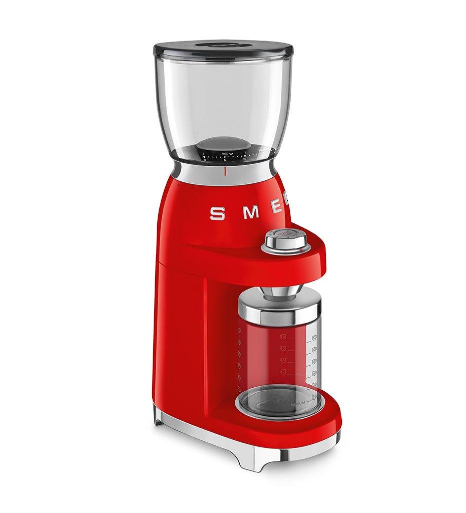 SMEG red coffee grinder