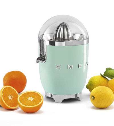 lifestyle, SMEG pastel green citrus juicer
