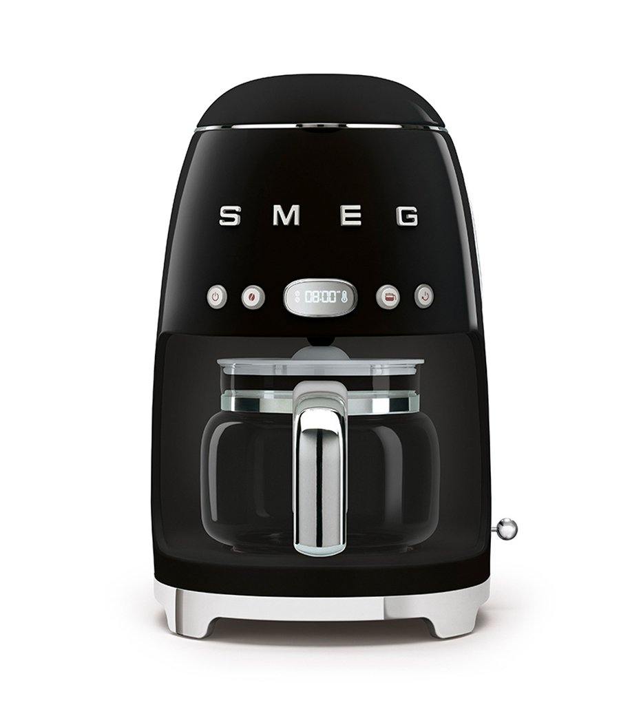 SMEG black drip filter coffee machine