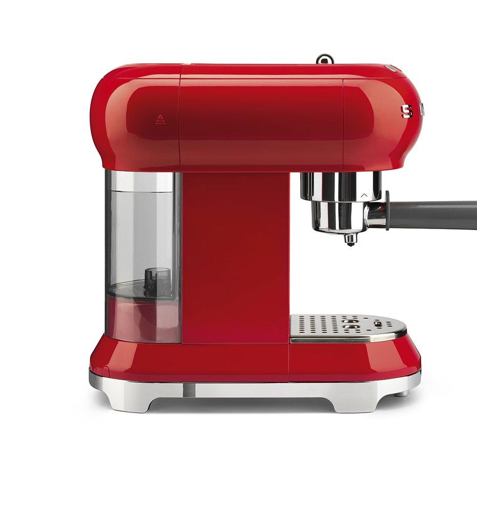 SMEG red espresso machine