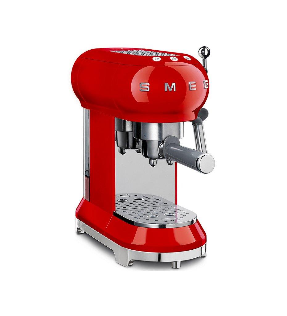 SMEG red espresso machine