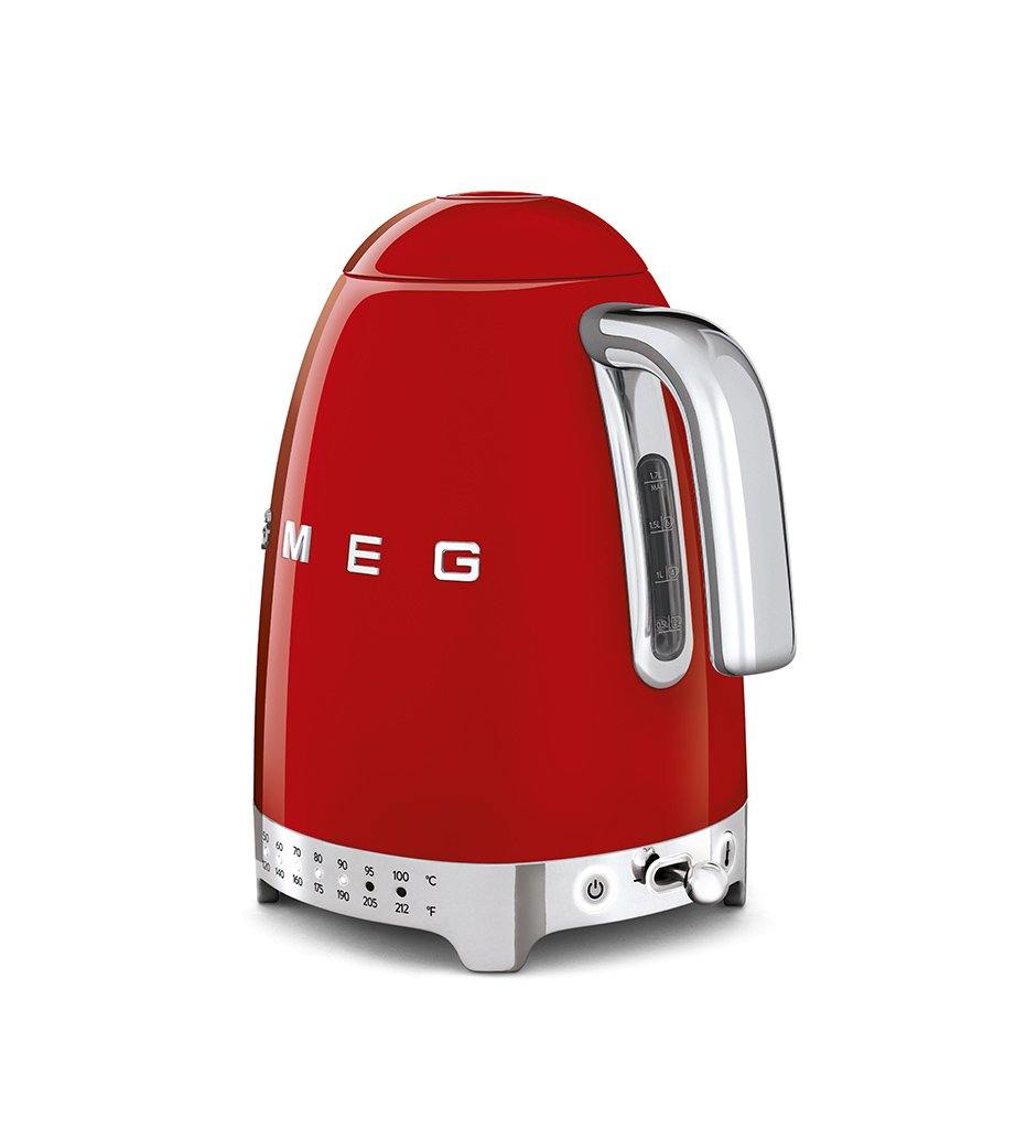 SMEG red variable temperature kettle