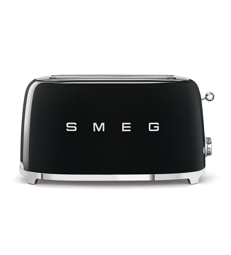 SMEG black 4x2-slice toaster