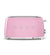 SMEG pink 4x2-slice toaster