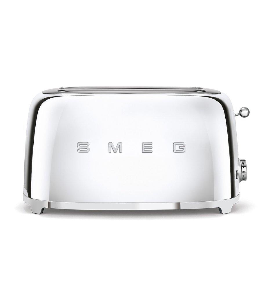 SMEG stainless steel 4x2-slice toaster
