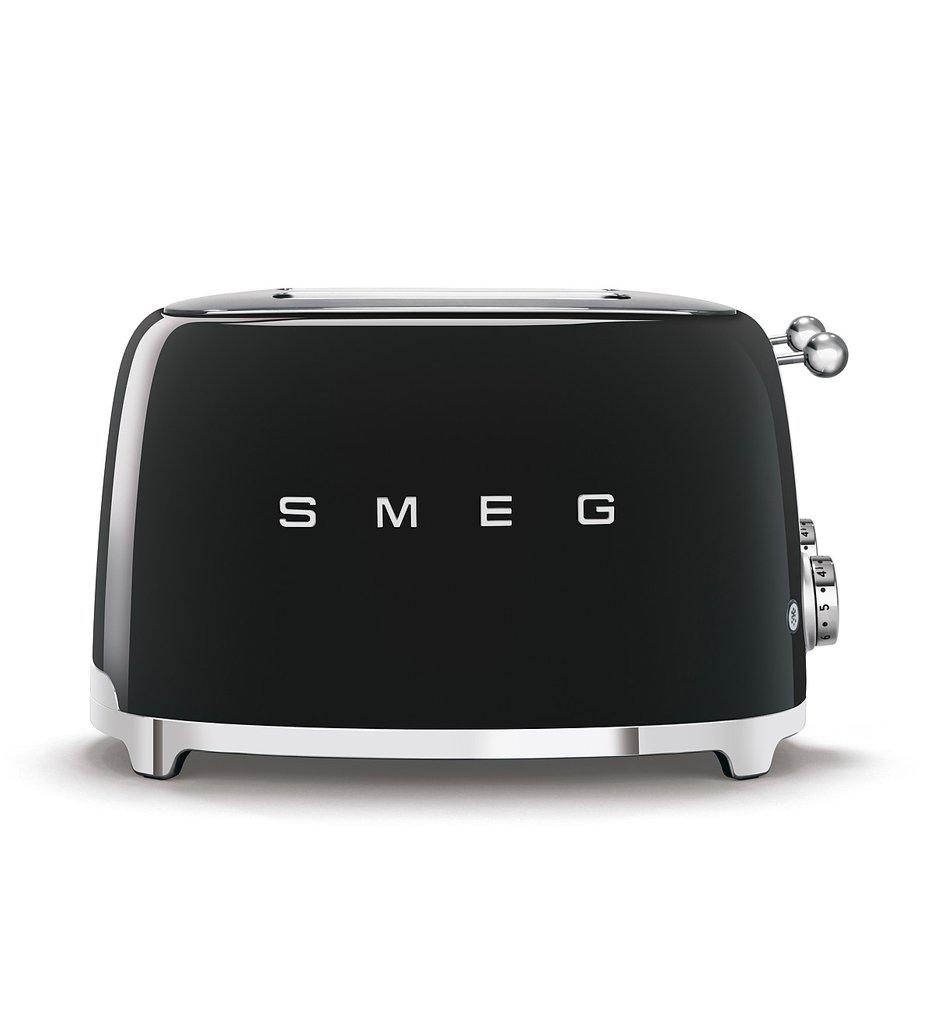 SMEG black 4x4-slice toaster