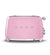 SMEG pink 4x4-slice toaster