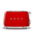 SMEG red 4x4-slice toaster
