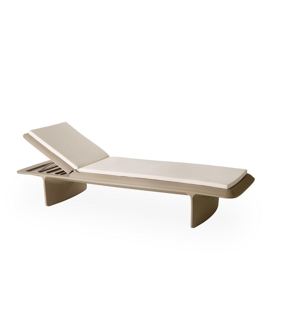 Allred Co-Slide-Ponente Sun Lounger with cushion