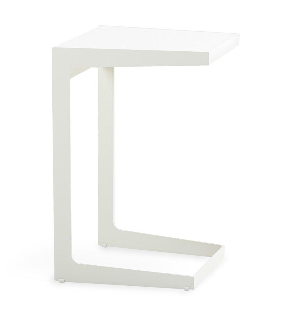 Cane-Line Time-Out Side Table,image:White AW # 5025AW