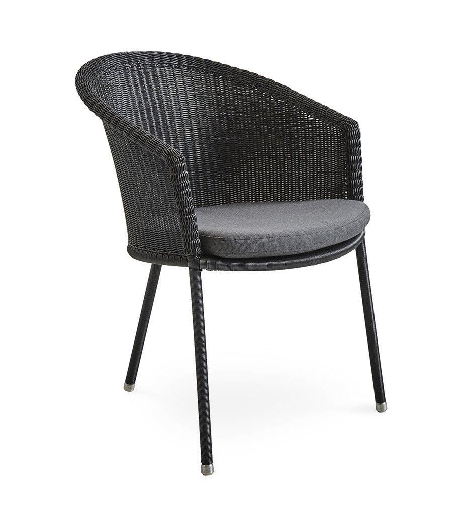 Cane-line Trinity Dining Arm Chair with Grey Cushion,image:Grey Natte YSN95 # 5423YSN95