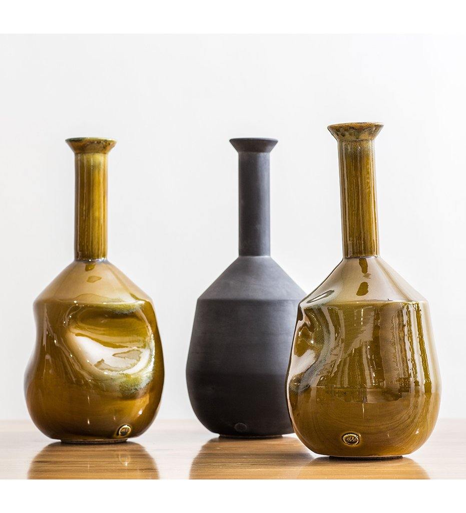 Wiid Tall Neck Vase - Warped Shape