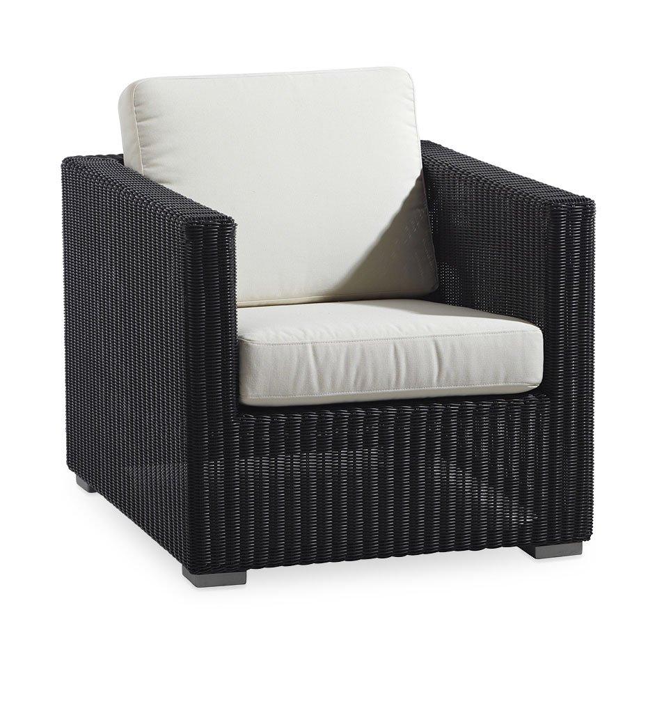 Cane-Line Chester lounge chair graphite/white