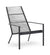 Cane-line Edge Outdoor Anthracite Rope Lounge Chair 5405RAG