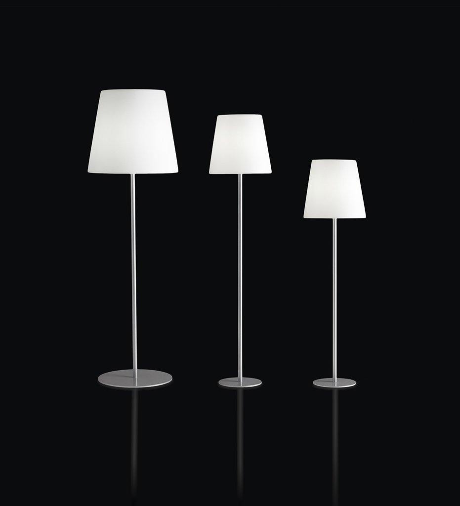 Allred Co-Slide-Ali Baba Floor Lamp - Steel Short - Silver LED