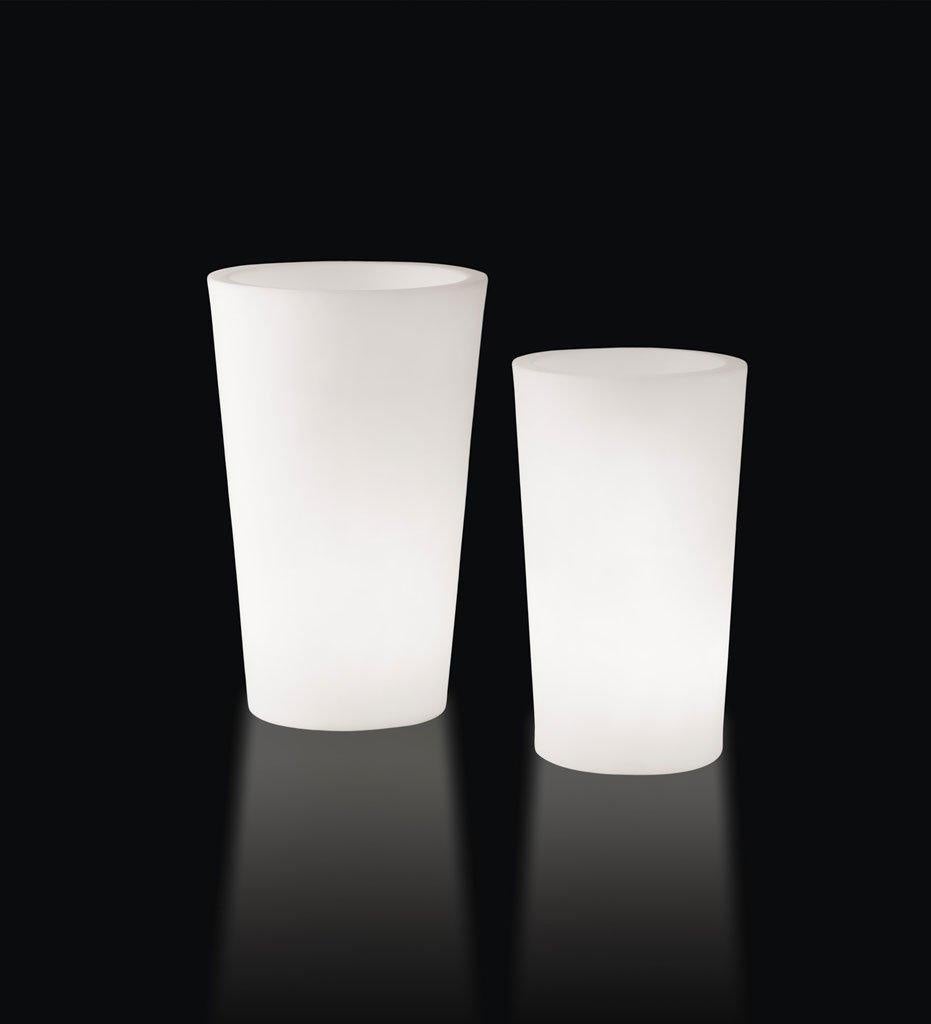 Allred Collaborative-Slide-X Pot - Tall Small Light White