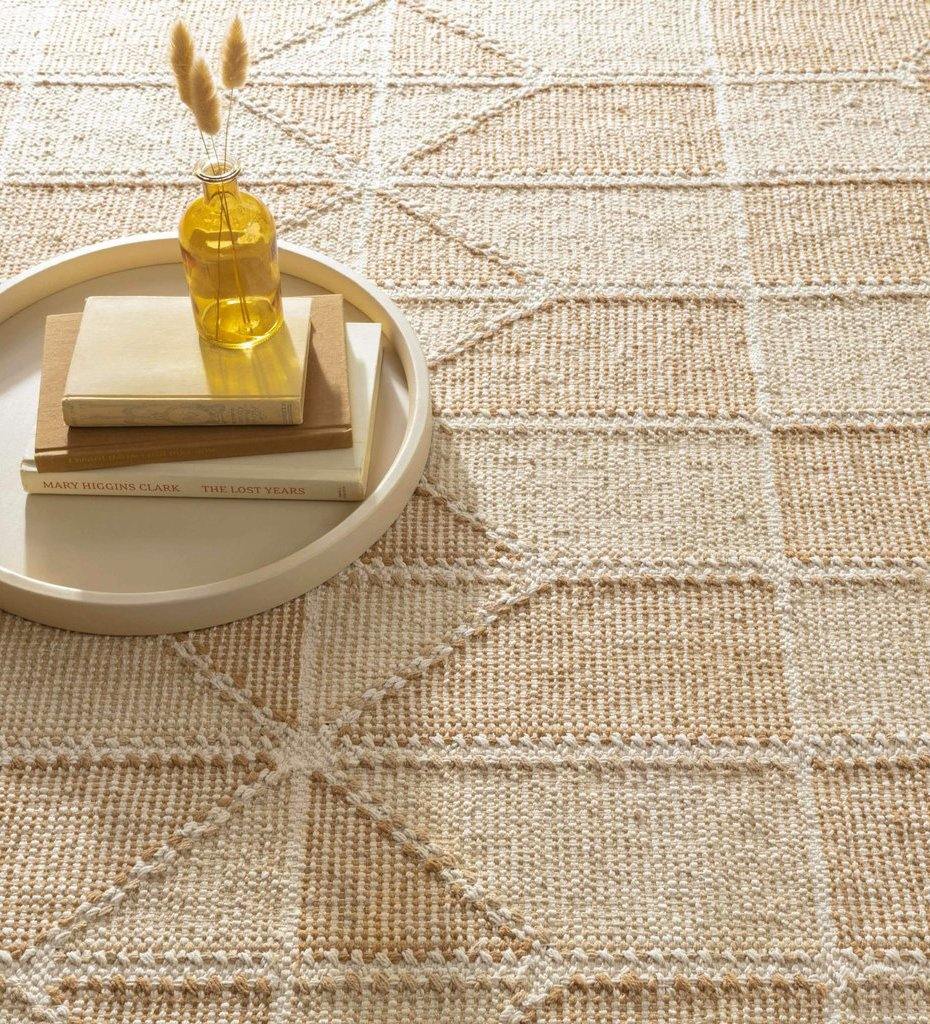 lifestyle, Dash and Albert Ojai Wheat Loom-Knotted Cotton Rug