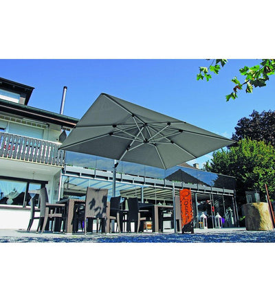 lifestyle, Juniper House-Shademaker-10' x 13' Polaris Rectangle Cantilever Umbrella