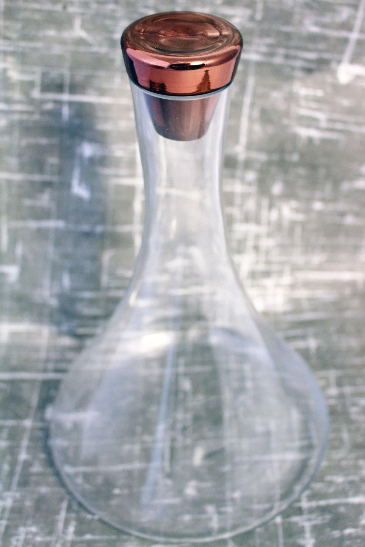 lifestyle, Carafe with Vintage Copper Wine Stopper